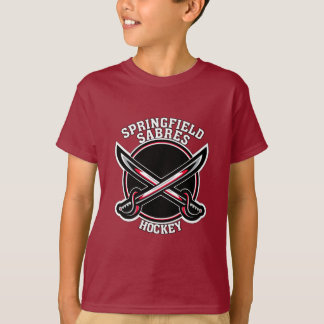 Kids Red Springfield Sabres T-Shirt