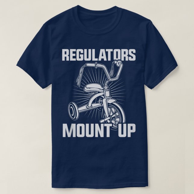 Kids Regulators Mount UP Funny Hip Hop Graphic T  T-Shirt (Design Front)