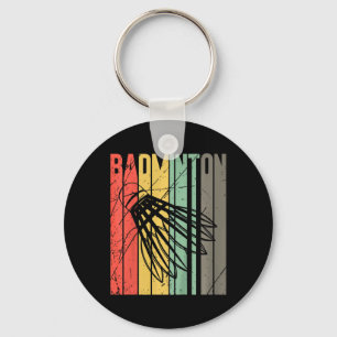 Kids Retro Dminton Player Sports Shuttle Dminton L Key Ring