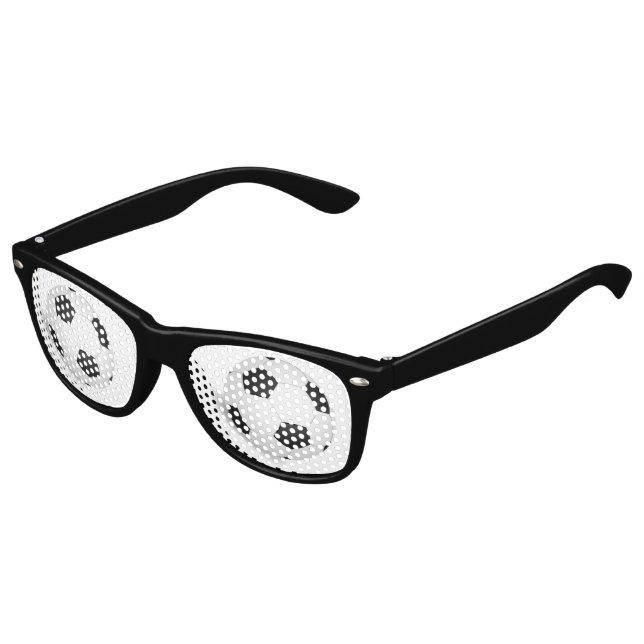 Kids Retro Party Sunglasses (Angled)