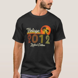 Kids Retro Vintage 2012 10Th Birthday 10 Years Old T-Shirt