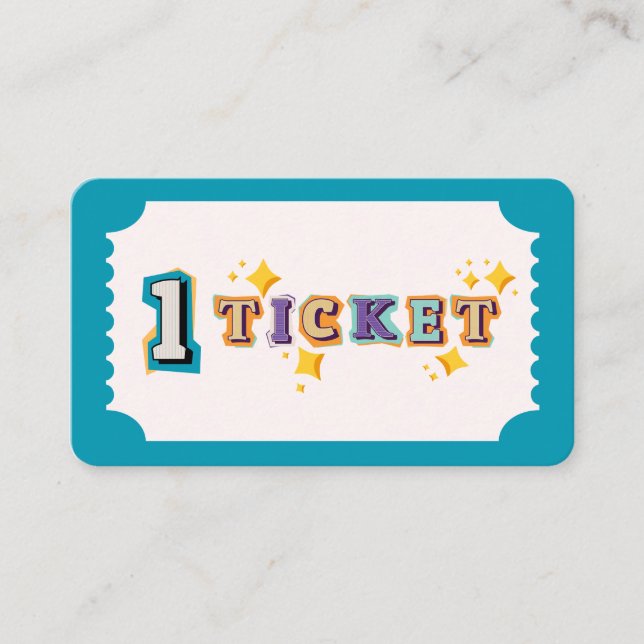 Kids Reward Tickets for Good Behaviour (Front)