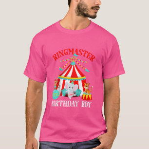 Kids Ringmaster Birthday Boy Circus Theme Bday Fam T-Shirt