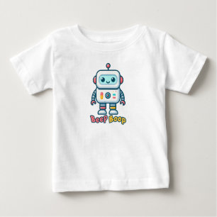 Kids Robot Beep Boop Cute Robots Baby T-Shirt