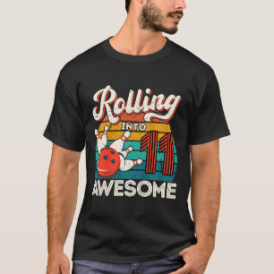 Kids Rolling Into 11 Years 11th Bowling Birthday P T-Shirt