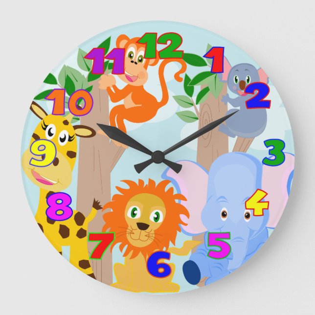kid's room large clock (Front)