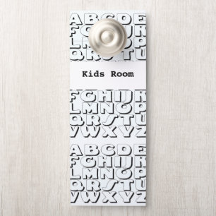 Kids Room / Learning In Progress Door Hanger