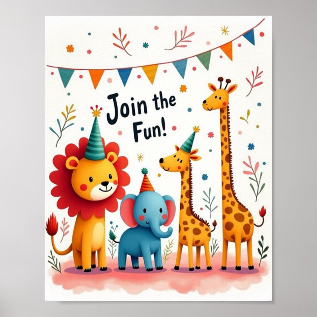 Kids room /Party  Poster (Front)
