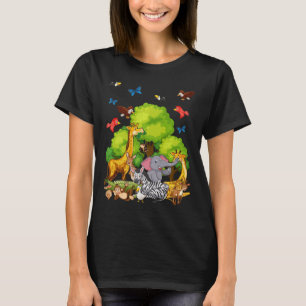 Kids Safari Animal Lovers  T-Shirt