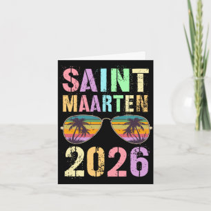 Kids saint maarten 2026 trip swim vacay bff mum card