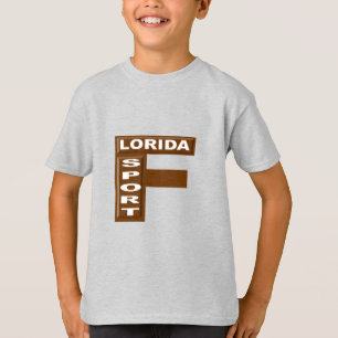 Kids' Scallop T-shirt CHOCOLAT FLORIDA SPORT