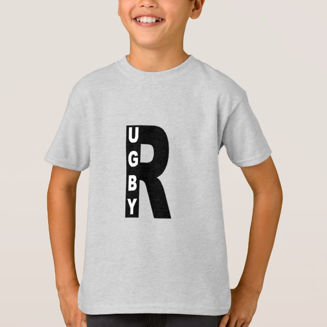 Kid's Scallop T-shirt DESIGN RUGBY (Front)