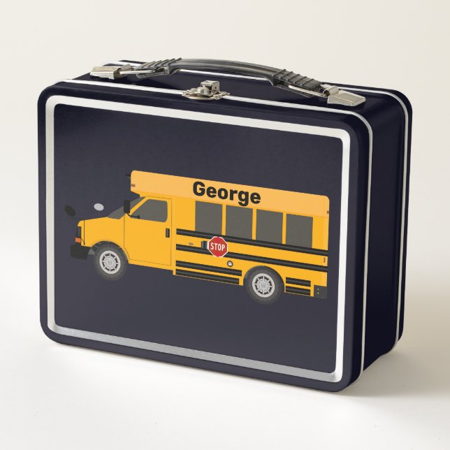 Kid's School Bus Lunchboxes Lunch Boxes (Front)