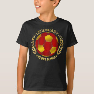 Kids School Soccer Gift Birthday Gifts For Boys T-Shirt