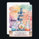 Kids Science Birthday Invitation<br><div class="desc">Kids Science Birthday Invitation</div>