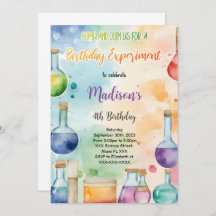 Kids Science Birthday Party