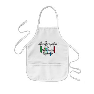 Kids Science Geeky STEM Chemistry Scientist Apron