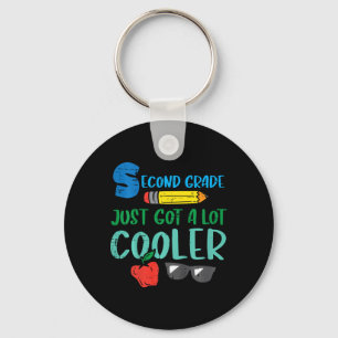Kids Second Grade Just Got Cooler 2nd First Day Of Key Ring