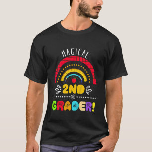 Kids Second Grade Magical 2nd Grader Back To Schoo T-Shirt