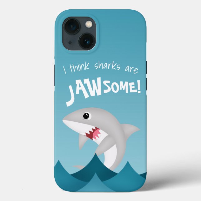 Kid's Shark Theme Case-Mate iPhone Case (Back)