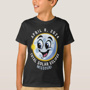Kids Shirt April 8 Solar Eclipse Missouri