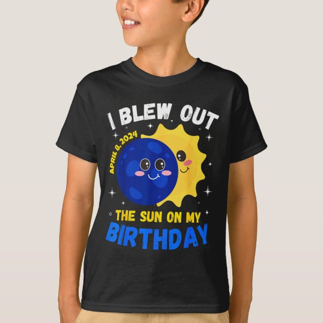 Kids Shirt Solar Eclipse 4 08 24 (Front)