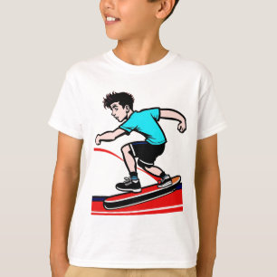 Kid's Skateboarding T-Shirt