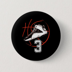 Kids Sketll Shoes Sports 3rd Birthday Party Gift 3 6 Cm Round Badge