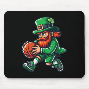 Kids Sketll St Patricks Day. Lucky Sketll Mouse Pad