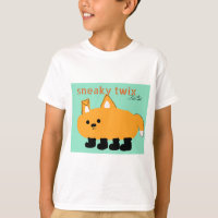 Kids sneaky twix fat cat shirt