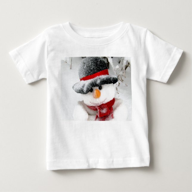 Kids snowman Tshirt (Front)