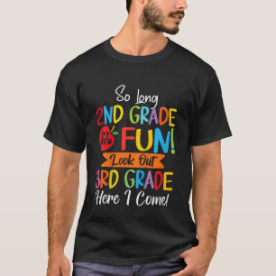 Kids So Long 2nd Grade Here I Come 3rd Grader Grad T-Shirt