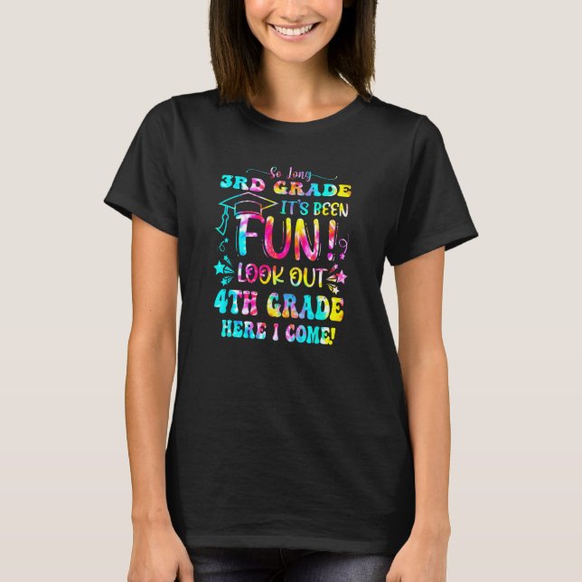 Kids So Long 3rd Grade 4th Grade Here I Come Third T-Shirt (Front)