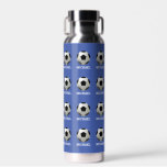 Kid's Soccer Ball Custom Name Water Bottle<br><div class="desc">Kid's Soccer Ball Custom Name Water Bottle</div>