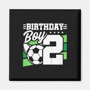 Kids Soccer Birthday Party - 2 Year Old Boy - 2nd  Magnet