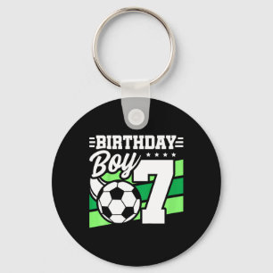 Kids Soccer Birthday Party - 7 Year Old Boy - 7th Key Ring