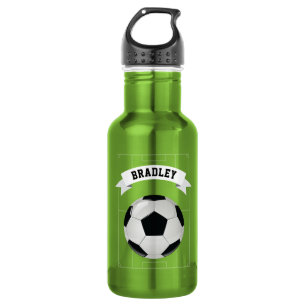 Kids Soccer Football   Personalised 532 Ml Water Bottle