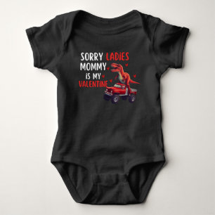 kids Sorry Ladies Mommy Is My Valentine Day Baby Bodysuit
