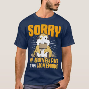 Kids Sorry My Guinea Pig ate my Homework Kids Scho T-Shirt