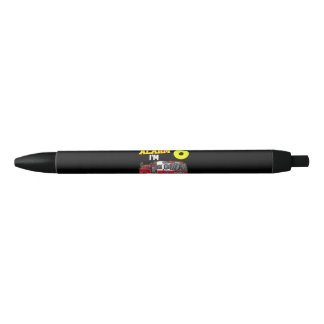 Kids Sound Alarm Im 6 Kids Fire Truck Firefighter Black Ink Pen