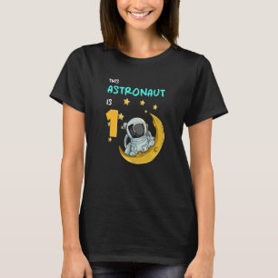 Kids Space Galaxy Astronaut Universe Planets Birth T-Shirt