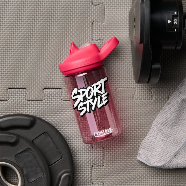 Kids Sports Water Bottle – Fun & Cute Design (Gym (Rotated))