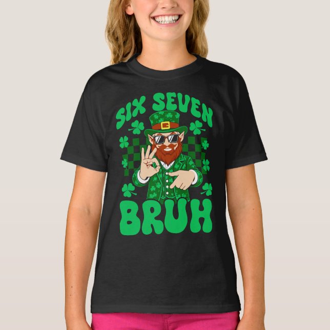 Kids St.Patrick’s Day Six Seven T-Shirt (Front)