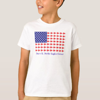 Kids Stars & Strike Eagles Forever Baseball Tee