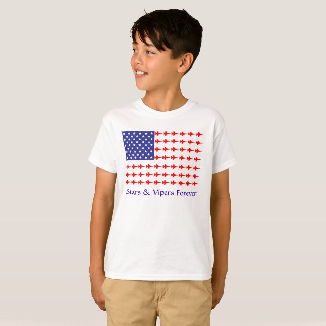 Kids Stars & Vipers Forever Shirt (Front Full)