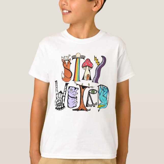 Kids' Stay Weird T-Shirt (Front)