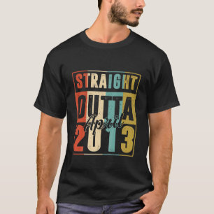 Kids Straight Outta April 2013 Vintage Boys Girls T-Shirt