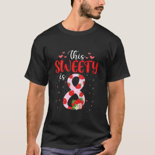 Kids Strawberry Theme 8th Birthday Decorations Swe T-Shirt