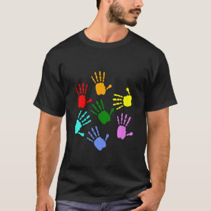 Kids Stylish Kids Hand Painting Teens Children T-Shirt