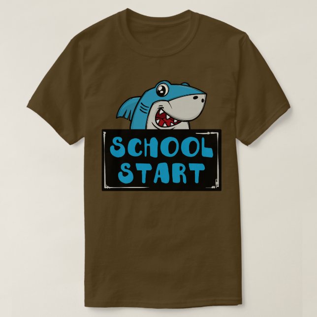 Kids Stylish Statement First Day Start Of School  T-Shirt (Design Front)